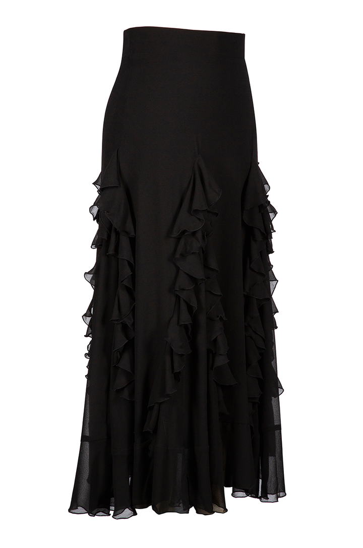 Bombshell Frill Skirt (Black)