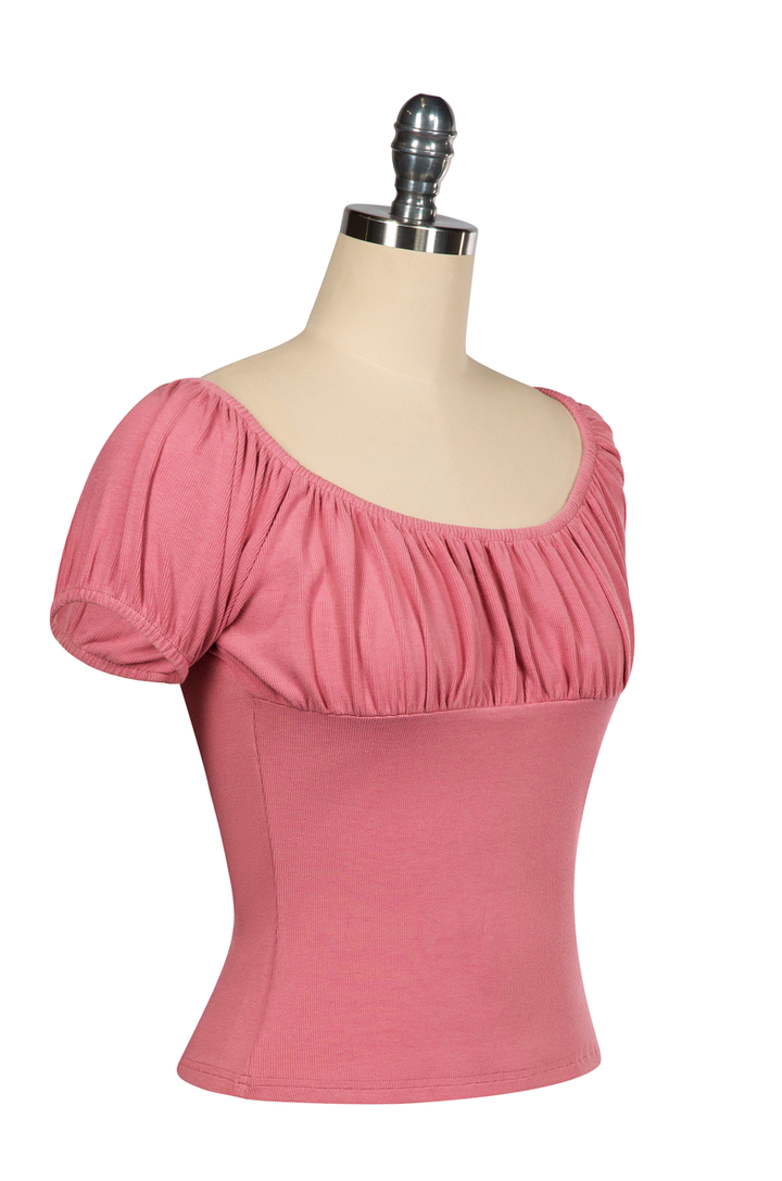 D'Amour Follies Juliette Top (Pink) - Kitten D'Amour