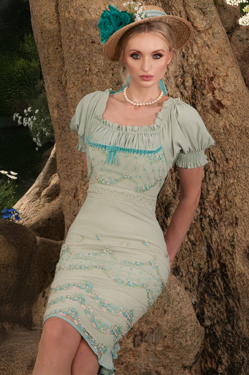 Elysian Wiggle Dress - Kitten D'Amour
