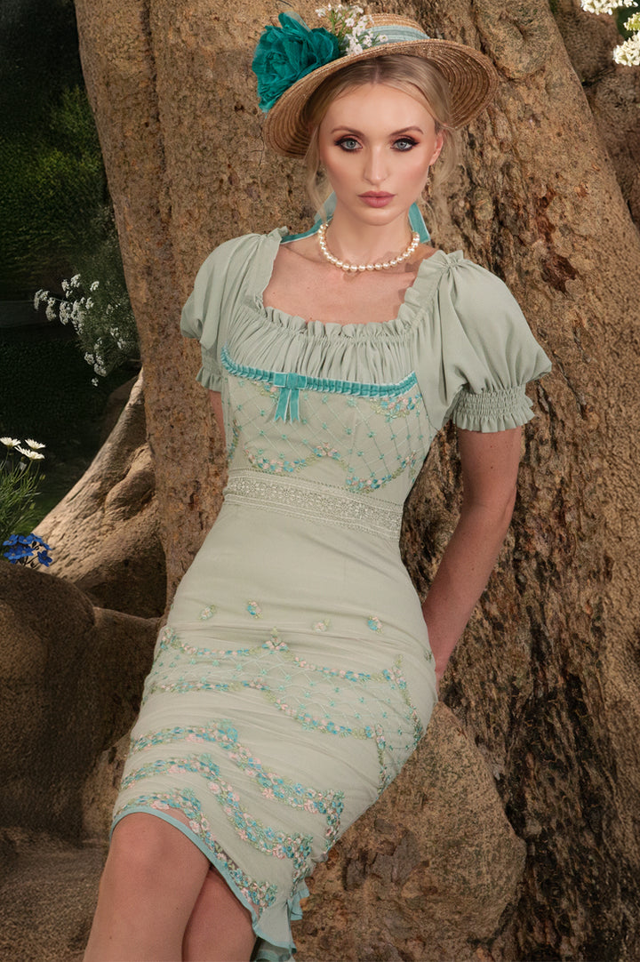 Elysian Wiggle Dress - Kitten D'Amour