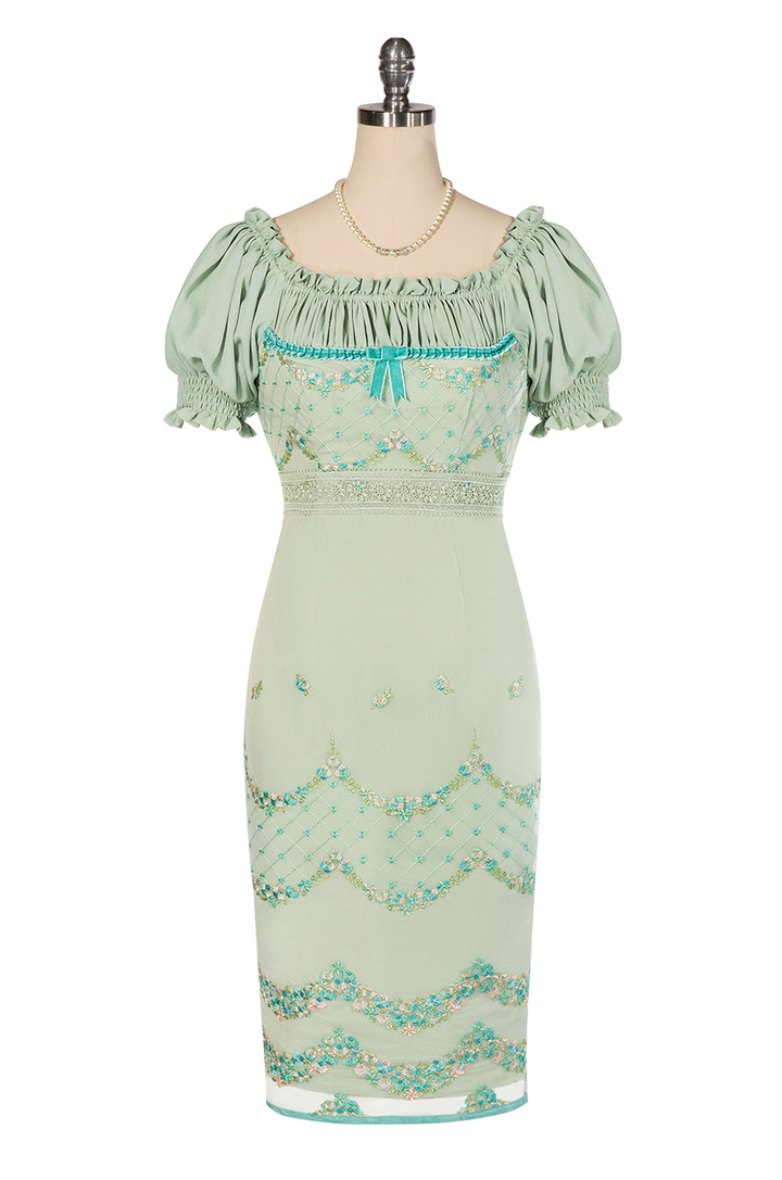 Elysian Wiggle Dress - Kitten D'Amour
