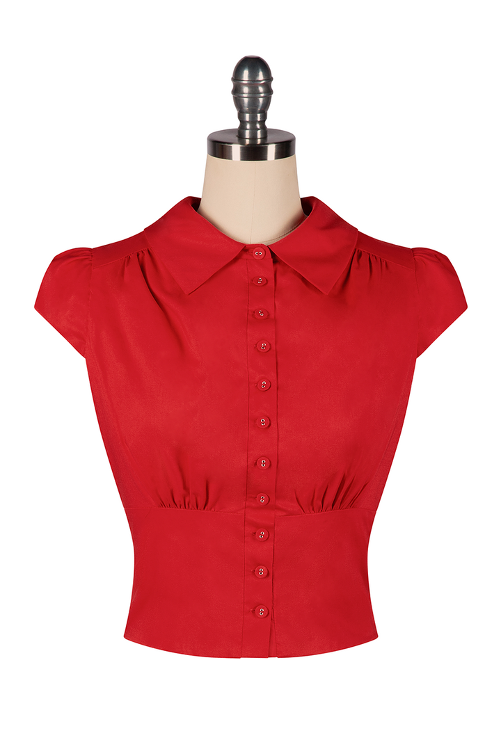 Wish You Were Here Blouse - Kitten D'Amour