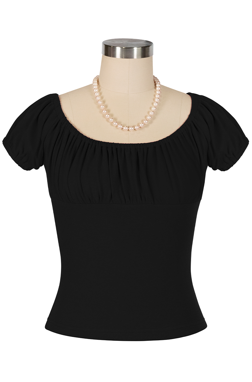La Vita Romantica Follies Juliette Top (Black)