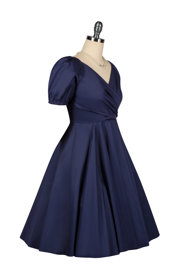 D'Amour Love Note Dress (Navy) - Kitten D'Amour
