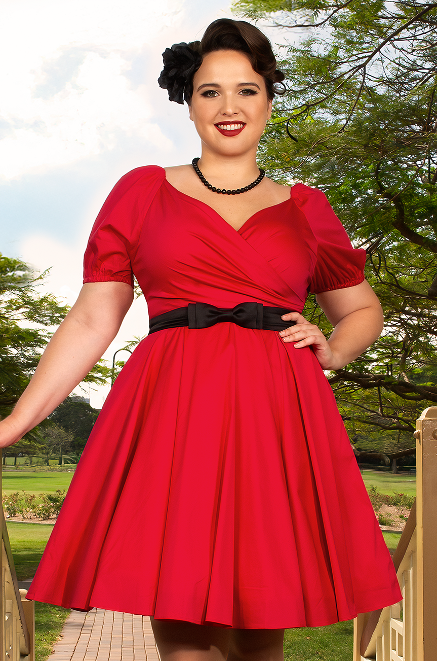 Buy D'Amour Love Note Women Dress (Red)