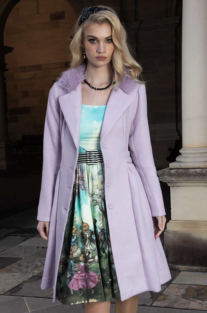 D'Amour Cuddle Me Coat (Purple)
