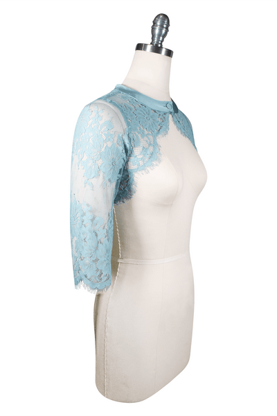 Blue lace bolero on sale jacket