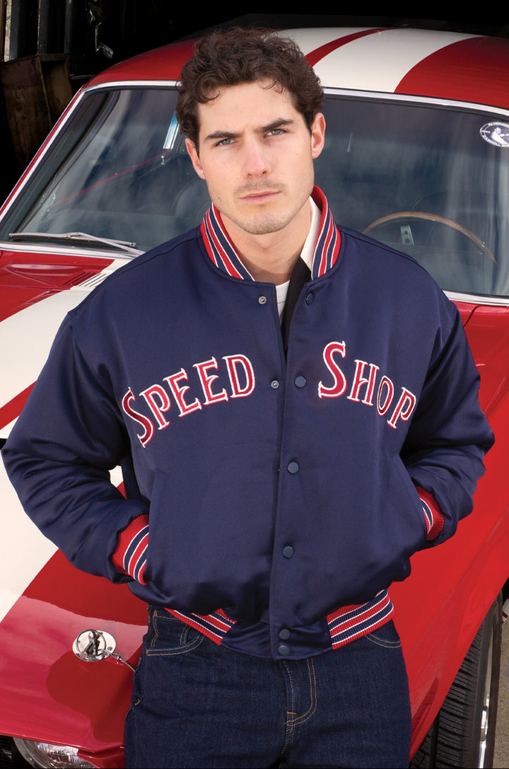 Speed Shop 55 Baseball Jacket - Kitten D'Amour
