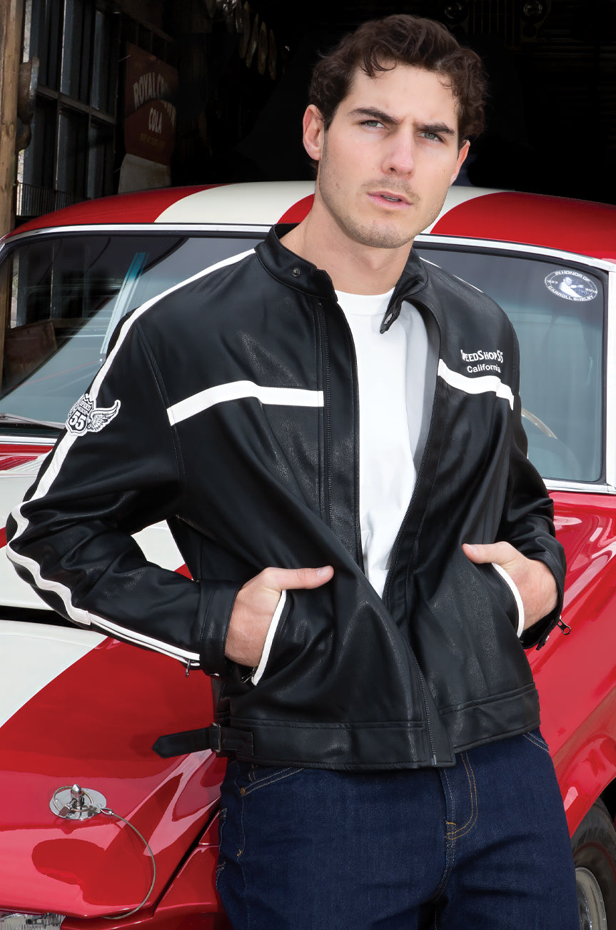 Buy Pit Crew Jacket for Men Classic Café Racer Style by Kitten D