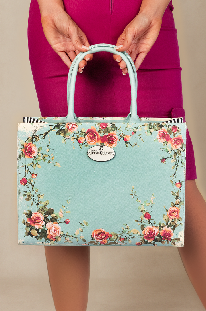 Tattered Rose Handbag