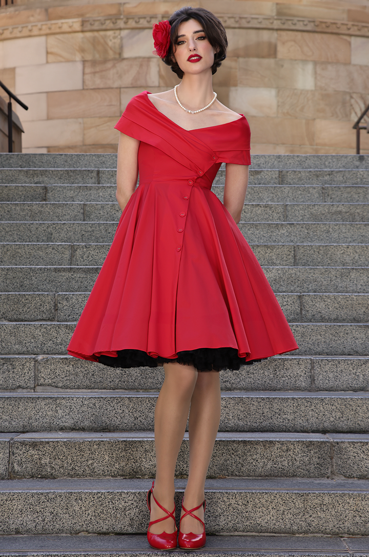 D'Amour L'Avenue Dress (Red)