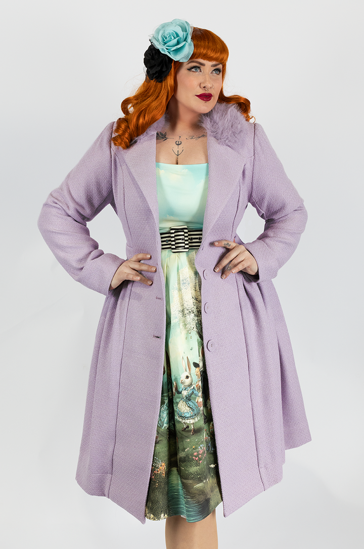 D'Amour Cuddle Me Coat (Purple)