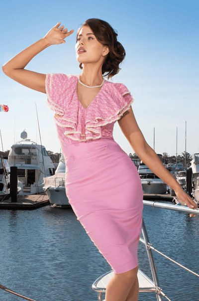 French Vacation Blouse