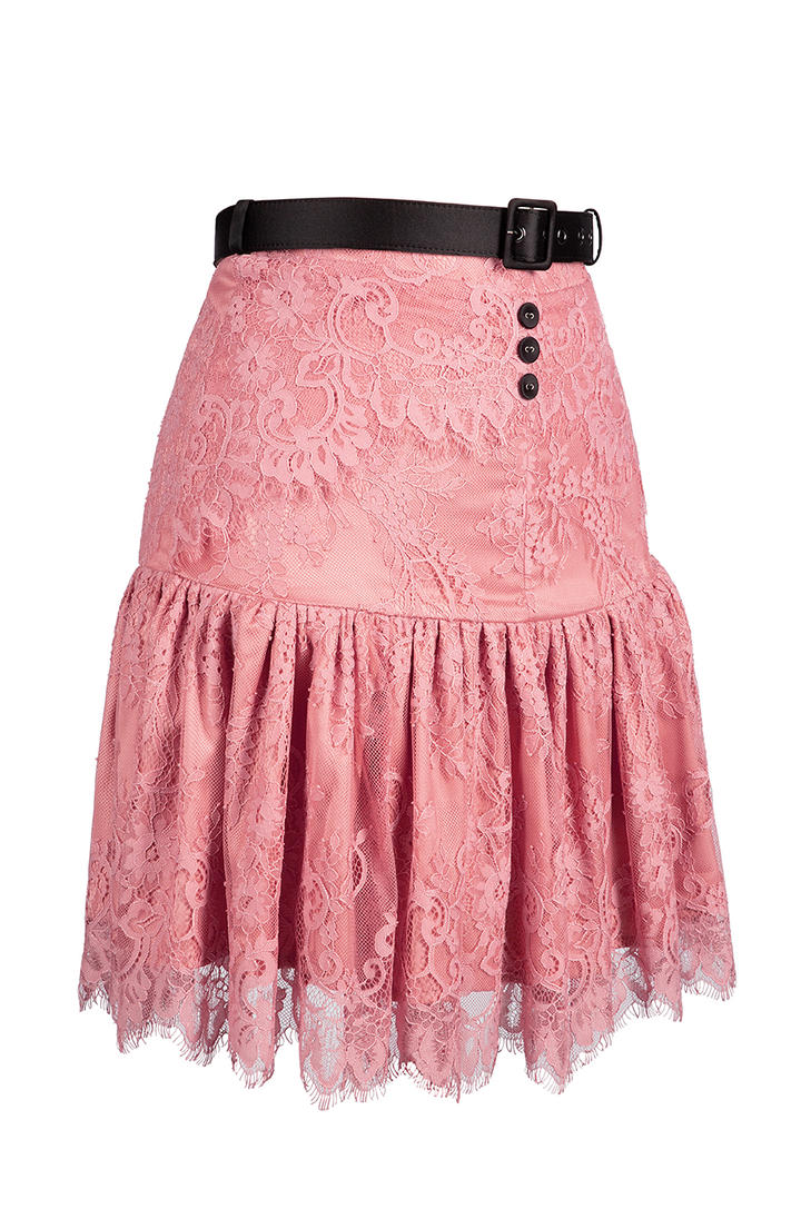 Cosette Lace Flirt Skirt - Kitten D'Amour