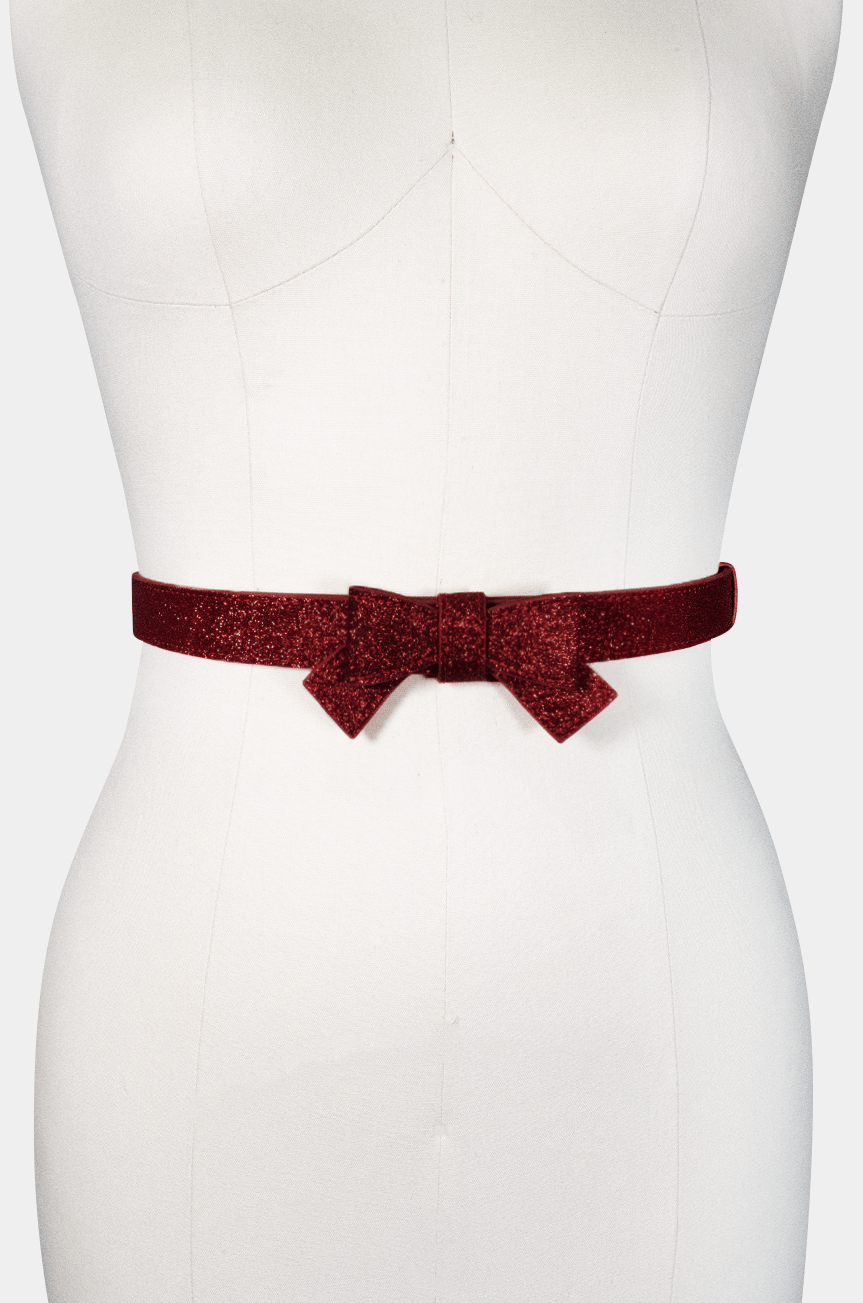 Beauty School Fairy Dust Belt (Burgundy) - Kitten D'Amour