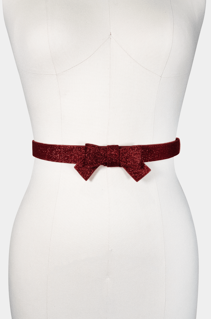 Beauty School Fairy Dust Belt (Burgundy) - Kitten D'Amour
