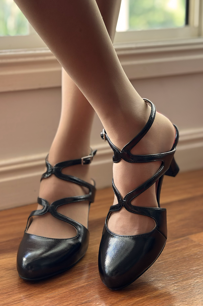Capone Petite Shoe (Black) - Kitten D'Amour