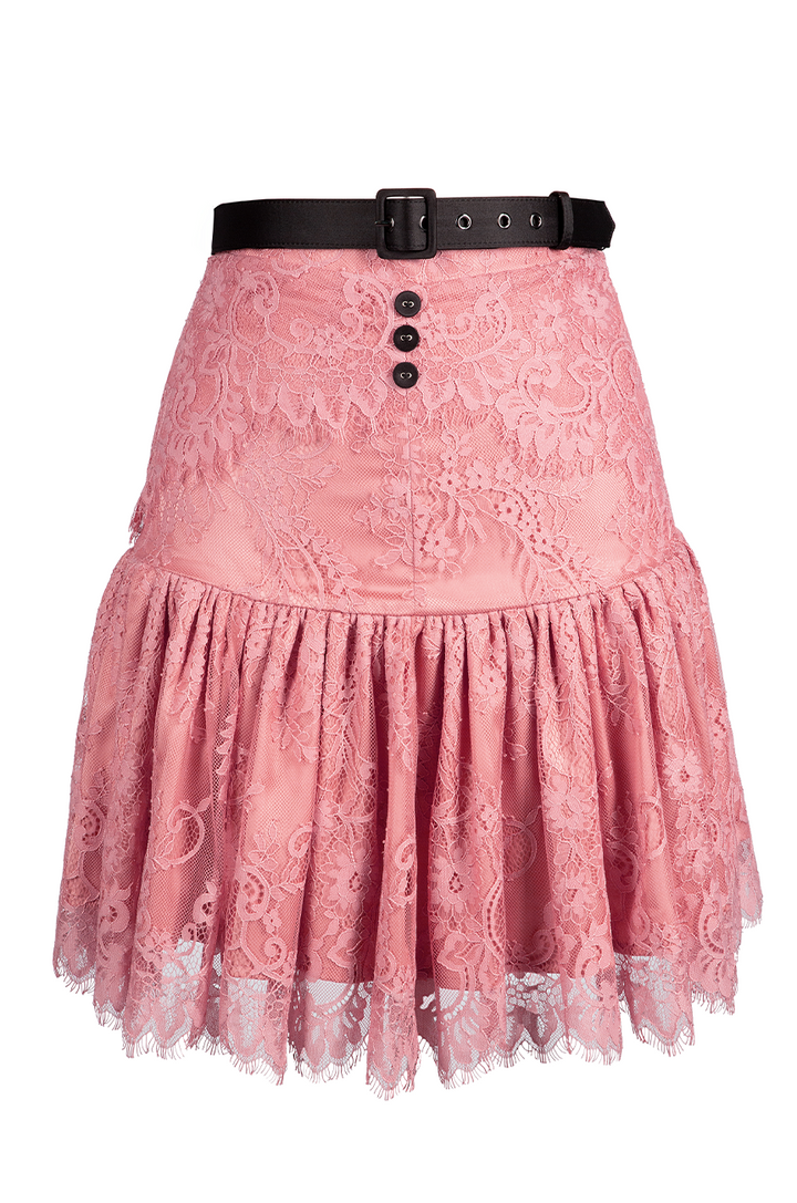 Cosette Lace Flirt Skirt - Kitten D'Amour
