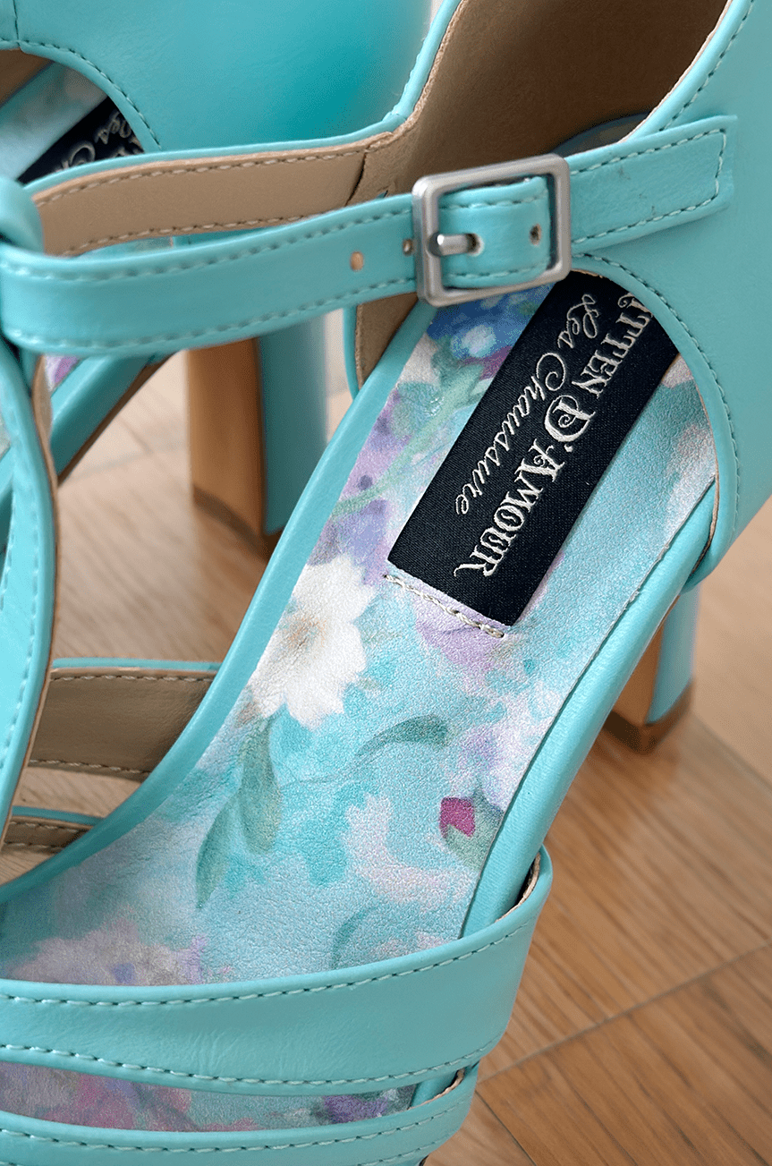 Le Jardin Shoe (Duck Egg Blue) - Kitten D'Amour