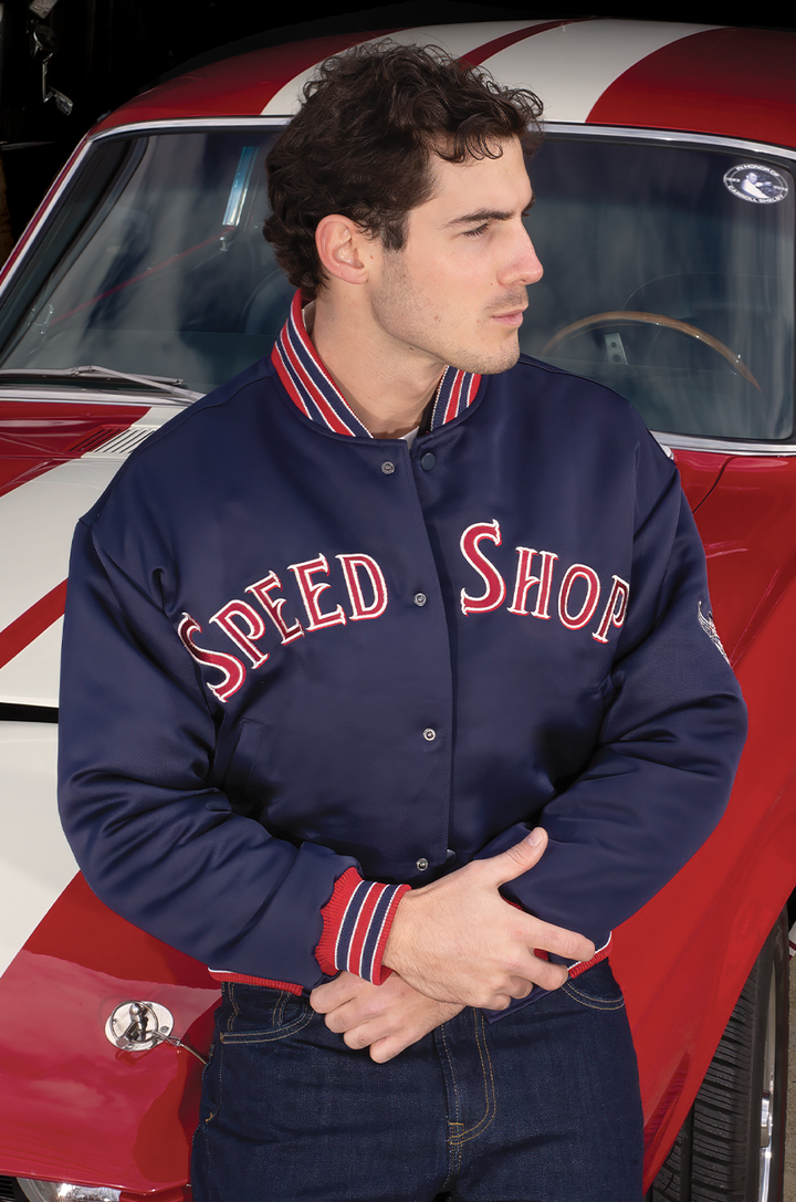 Speed Shop 55 Baseball Jacket - Kitten D'Amour
