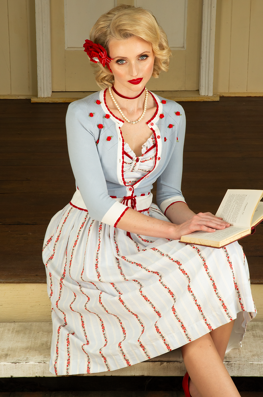 Joie De Vivre Cardigan 3/4 Sleeve - Kitten D'Amour