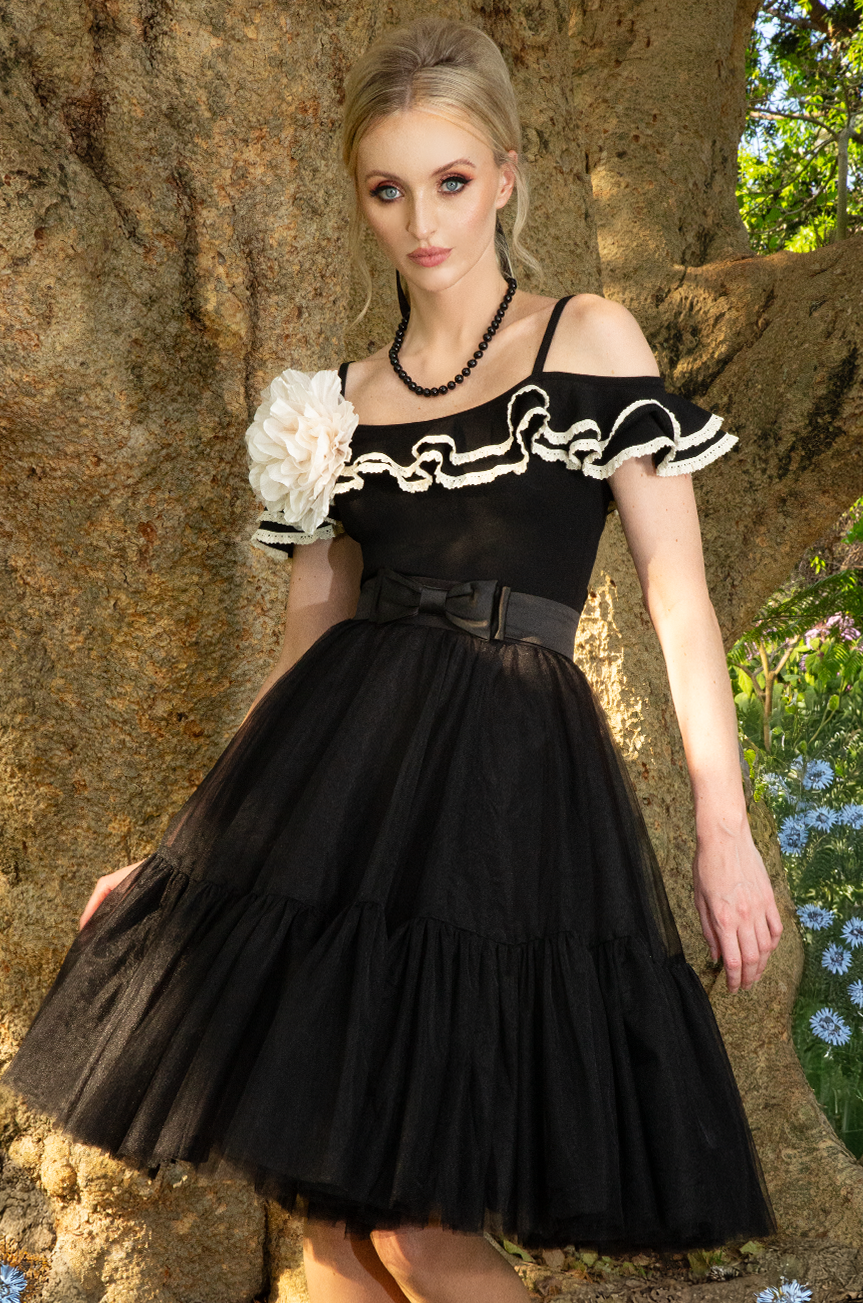 Ivyekongfashion Layered Tulle Skirt Uk Tulle Skirt Black Lace