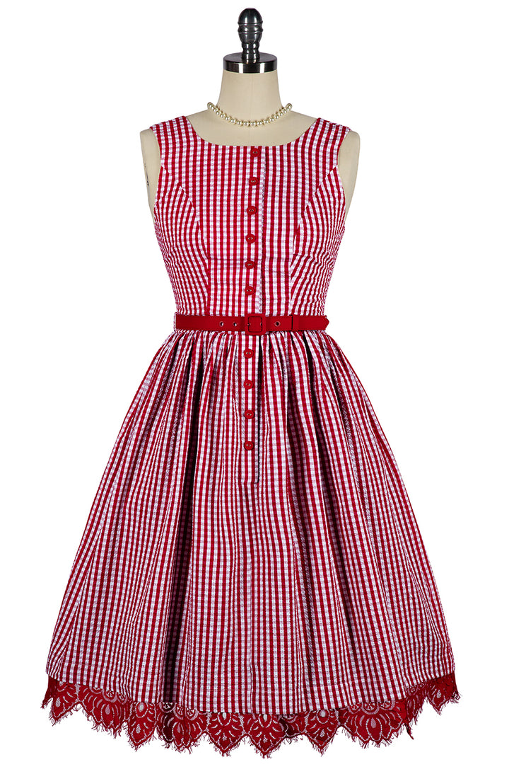 Dolce Vita Day Dress with Belt - Kitten D'Amour