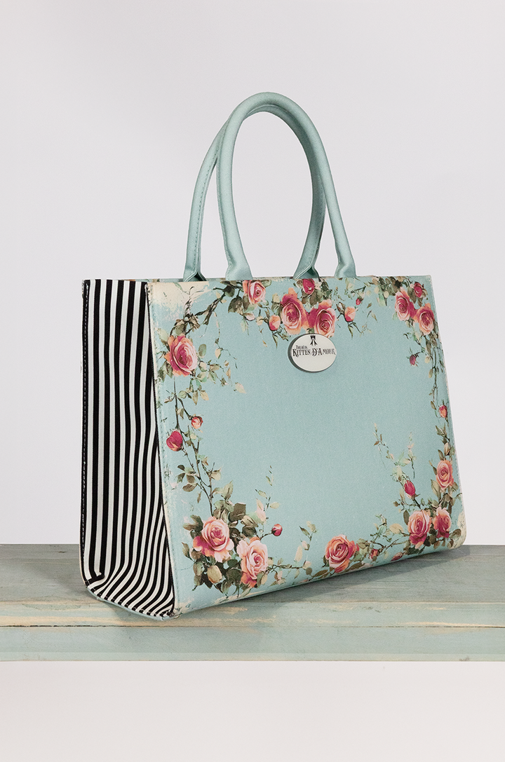 Tattered Rose Handbag