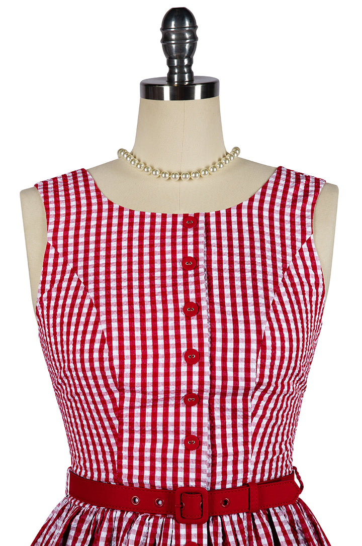 Dolce Vita Day Dress with Belt - Kitten D'Amour