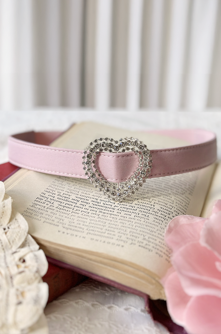 SweetHeart Belt (Pink) - Kitten D'Amour