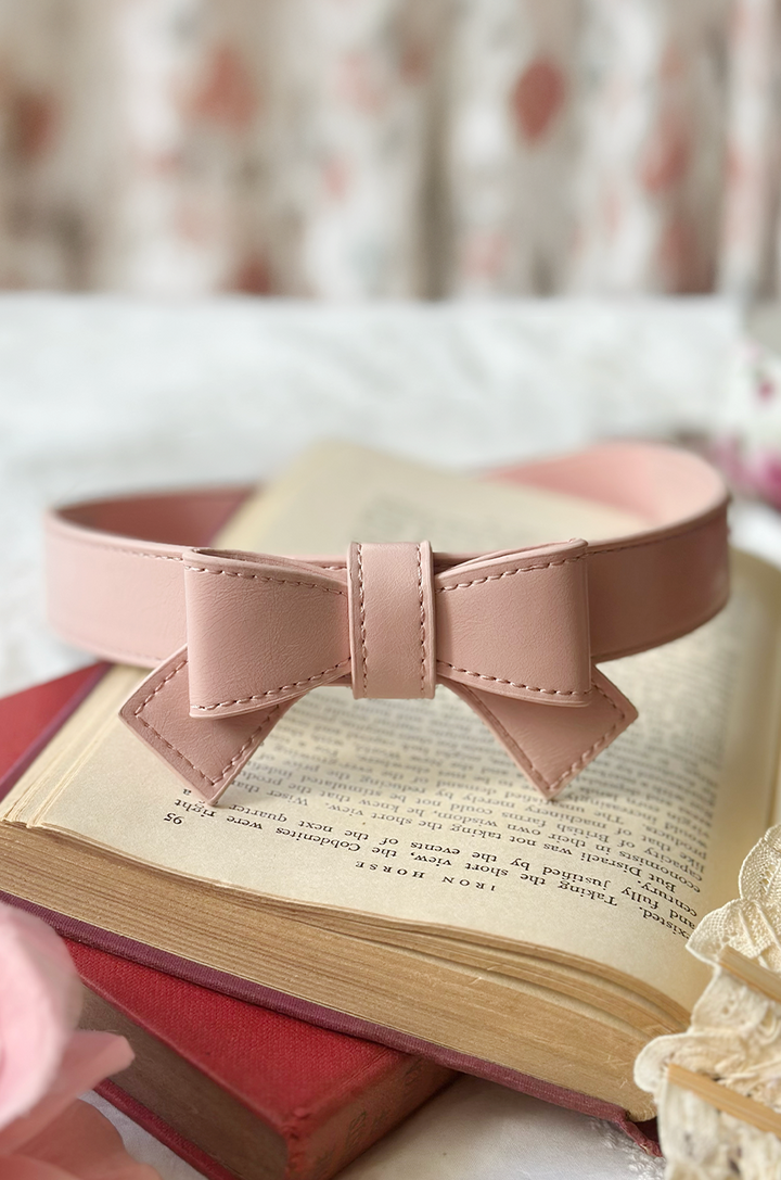 Pretty Kitty Follies Bow Belt (Pink) - Kitten D'Amour