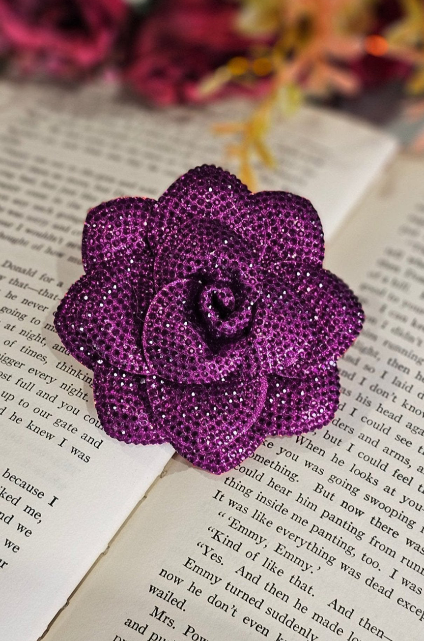 Starlight Rose Follies Brooch Clip (Purple) - Kitten D'Amour