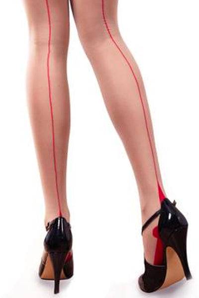 Pantyhose Back Seam (Red) - Kitten D'Amour