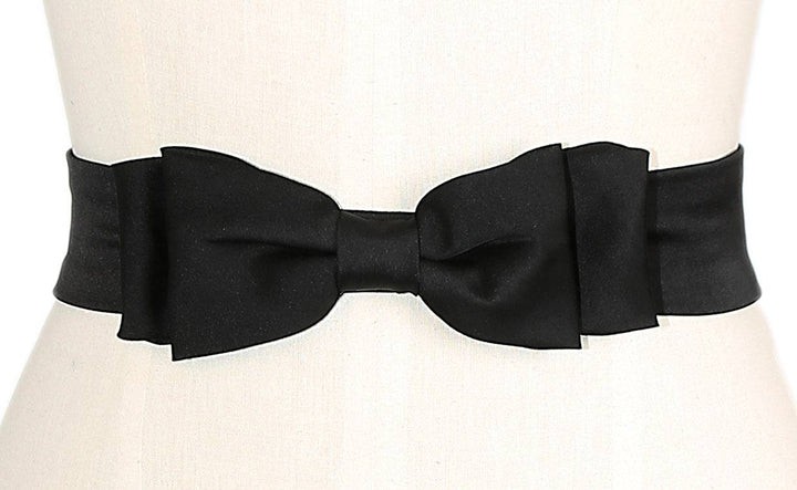 D'Amour Petite Bow Belt (Black) - Kitten D'Amour