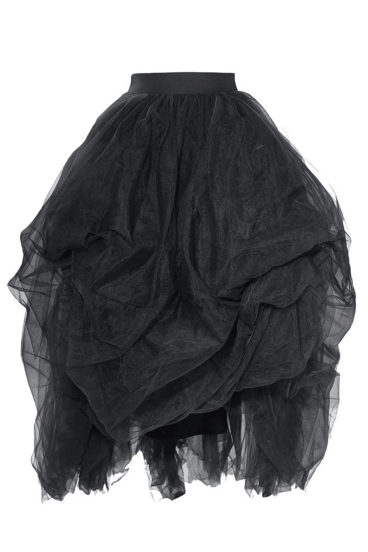 D'Amour Birdsnest Skirt (Black) - Kitten D'Amour