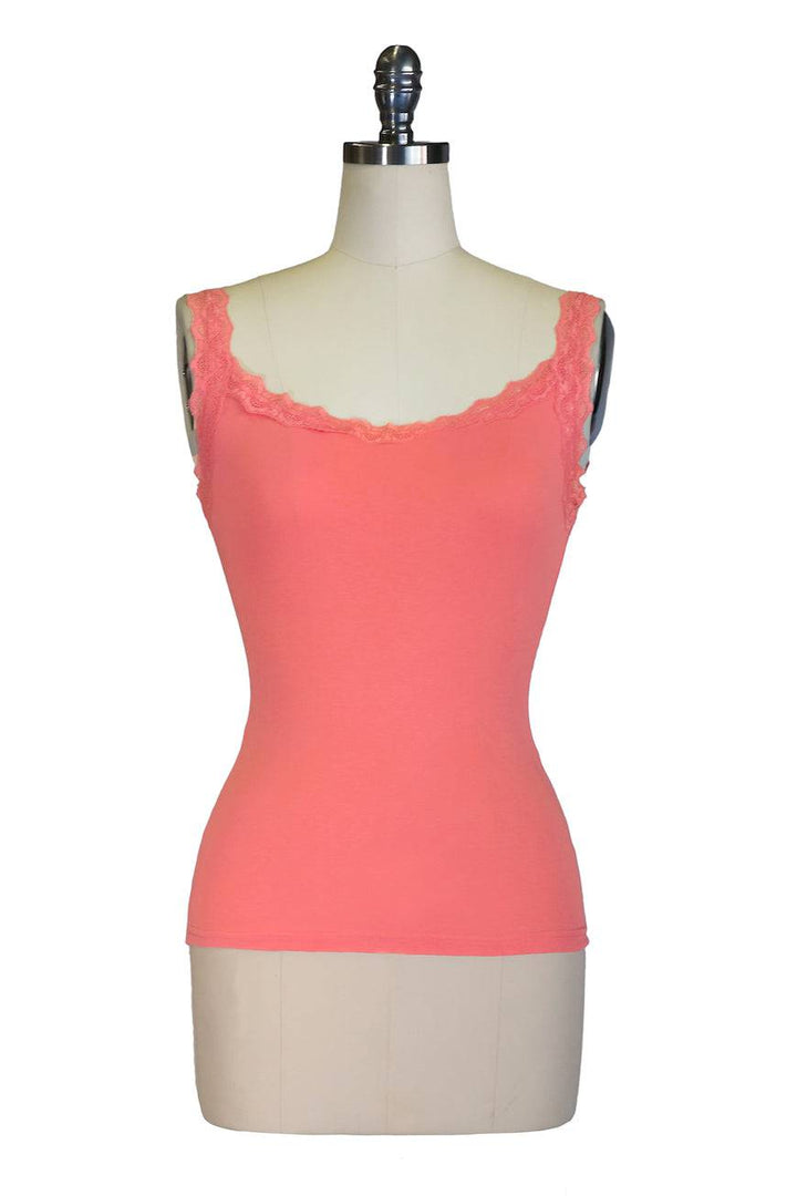 Follies D'Amour Singlet (Peach Pink) - Kitten D'Amour