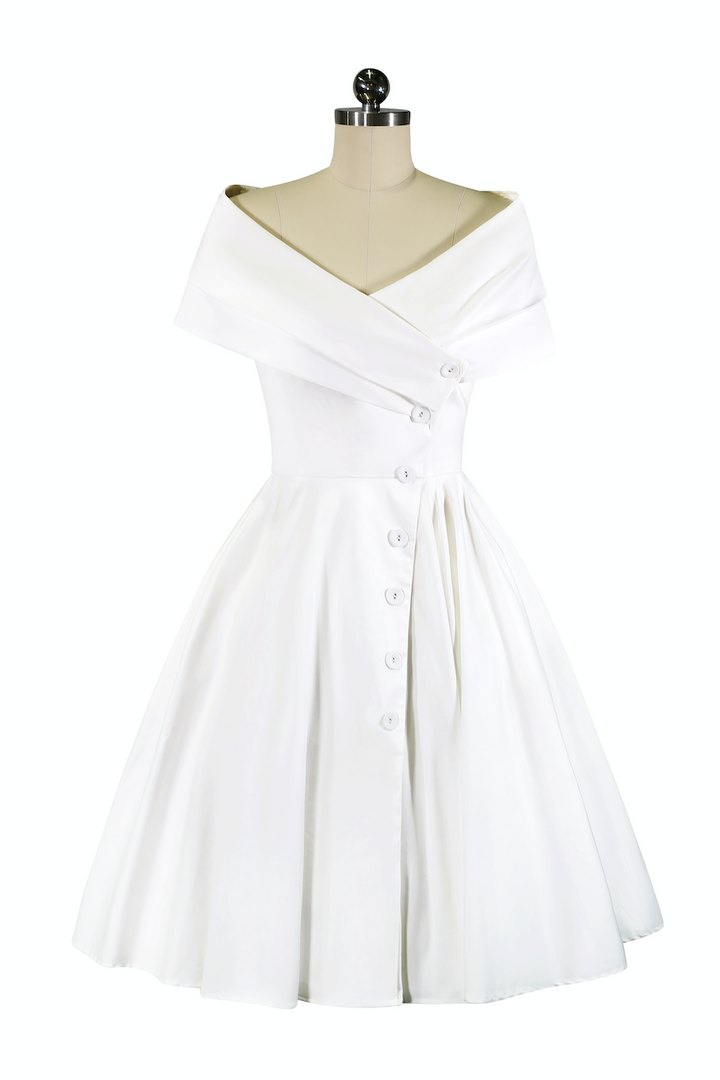 D'Amour L'Avenue Dress (Ivory) - Kitten D'Amour