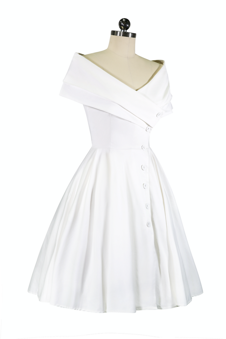 D'Amour L'Avenue Dress (Ivory) - Kitten D'Amour