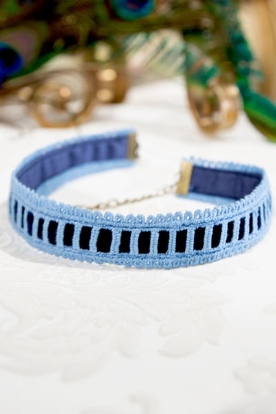 Peacocks and Palaces Ladder Choker
