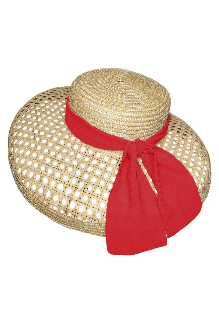Florence Rectangle Scarf (Red) - Kitten D'Amour