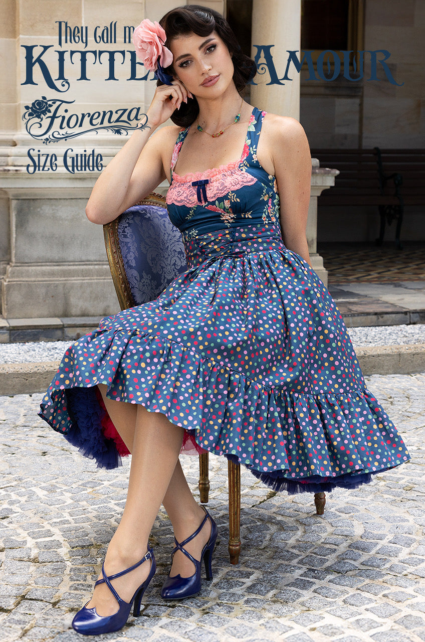 our model wears Fiorenza