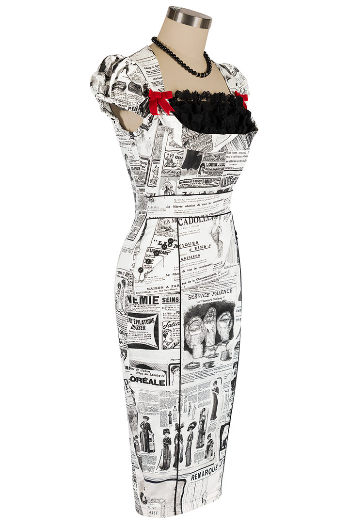Read All About It Wiggle Dress