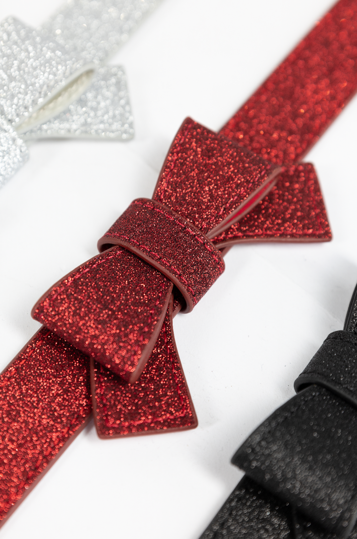 Pretty Kitty Follies Sparkle Bow Belt (Red)