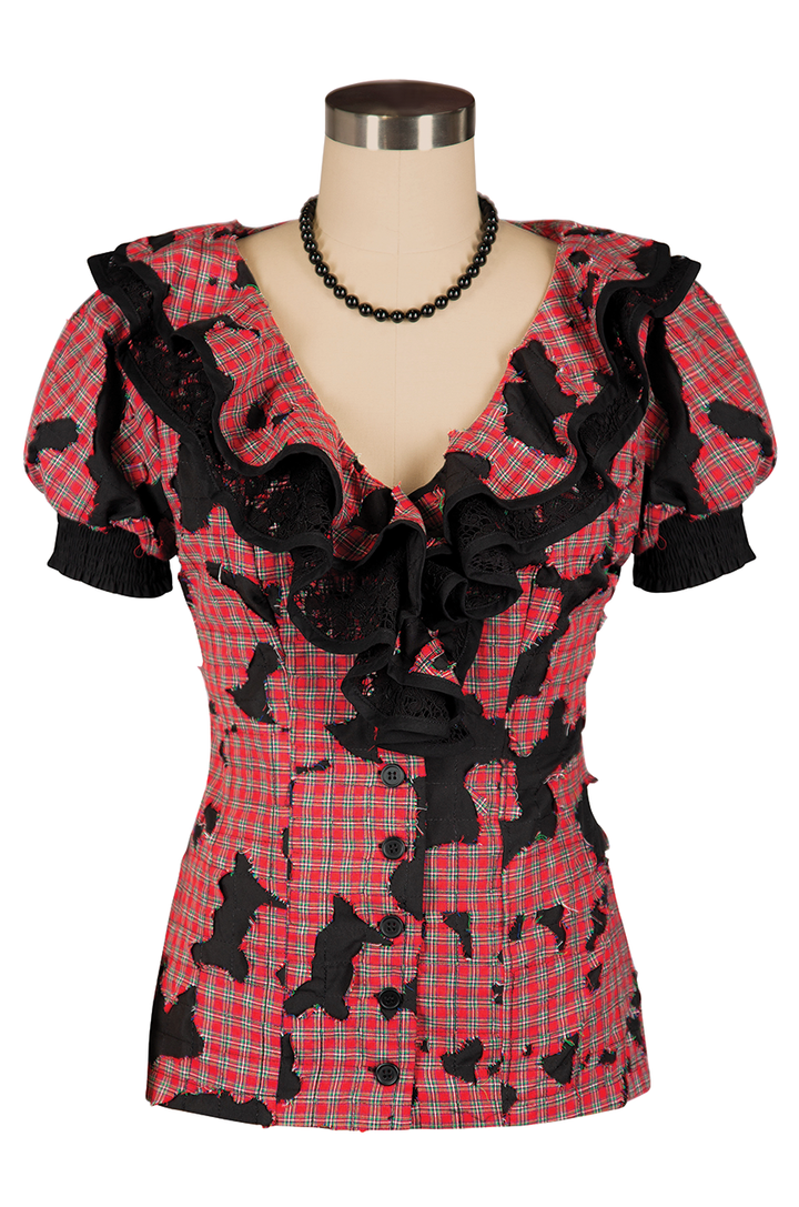 Anarchy Frill Front Blouse