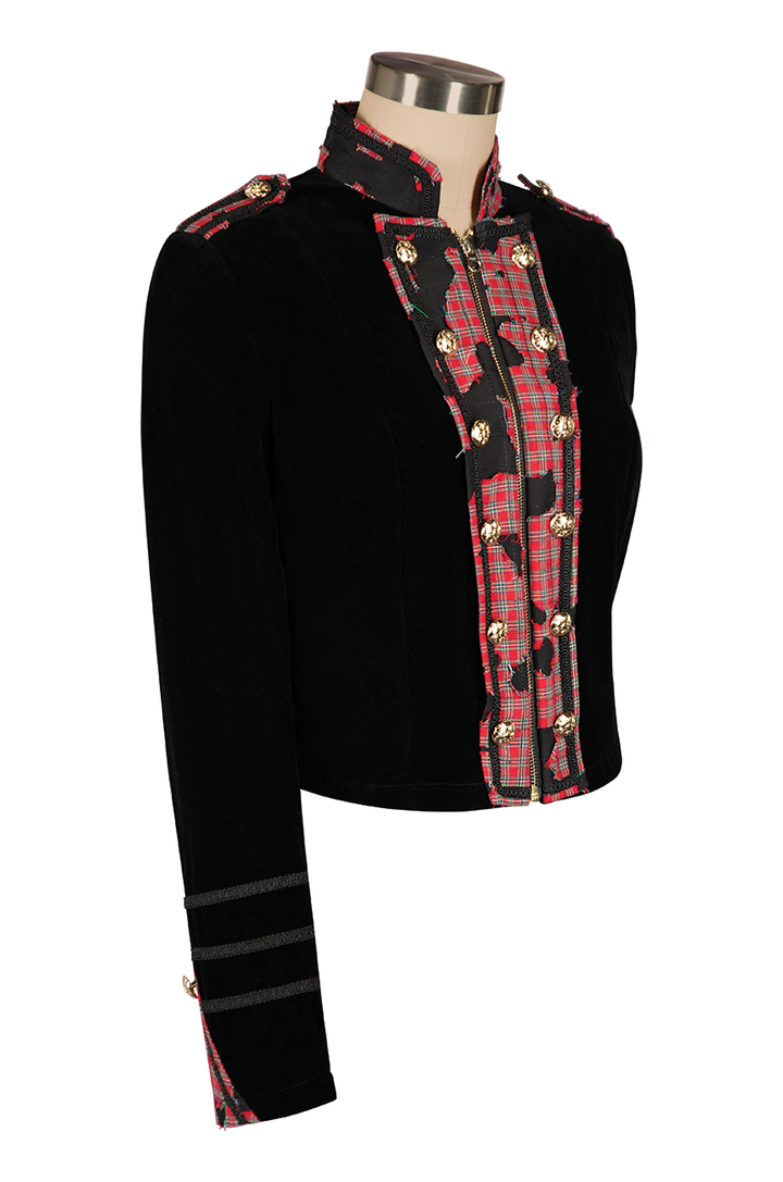 Anarchy Crop Military Jacket