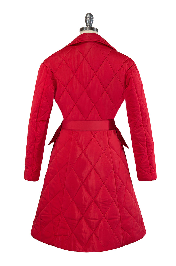 Aspen Puffer Coat (Red)