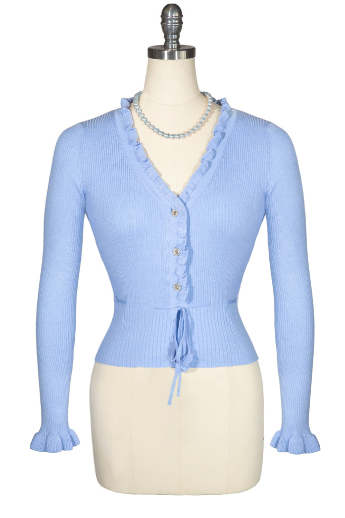 La Luna Knit Cardigan (Blue)