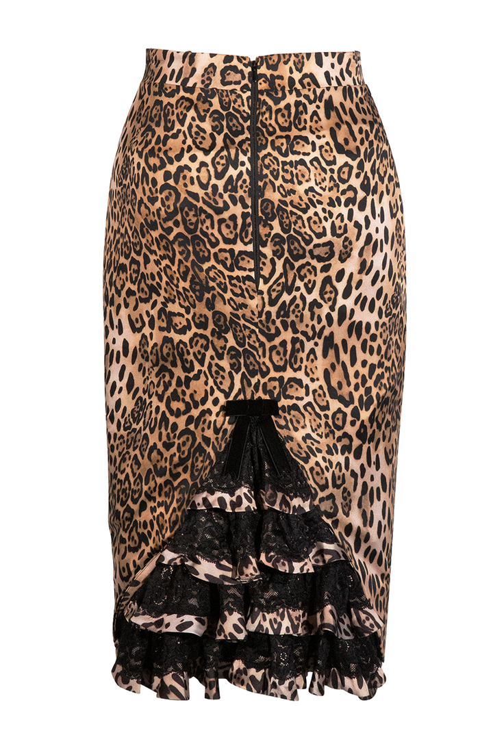 Queen Of The Jungle Bustle Wiggle Skirt