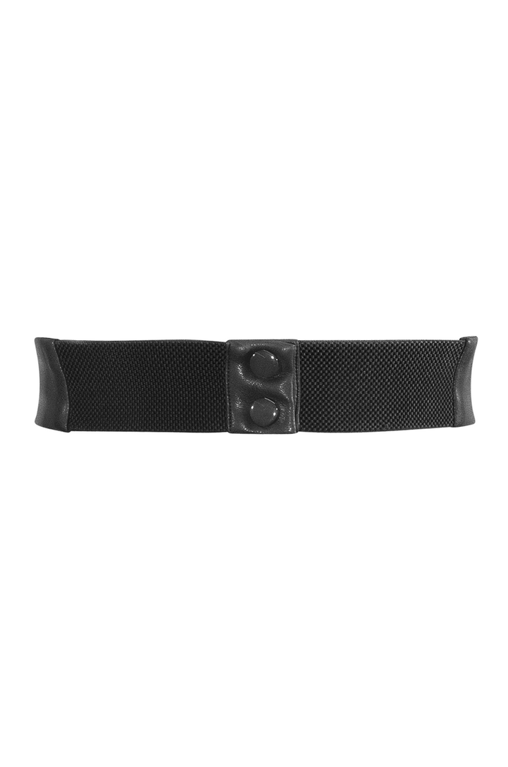 D'Amour Leather Petite Bow Belt (Black)