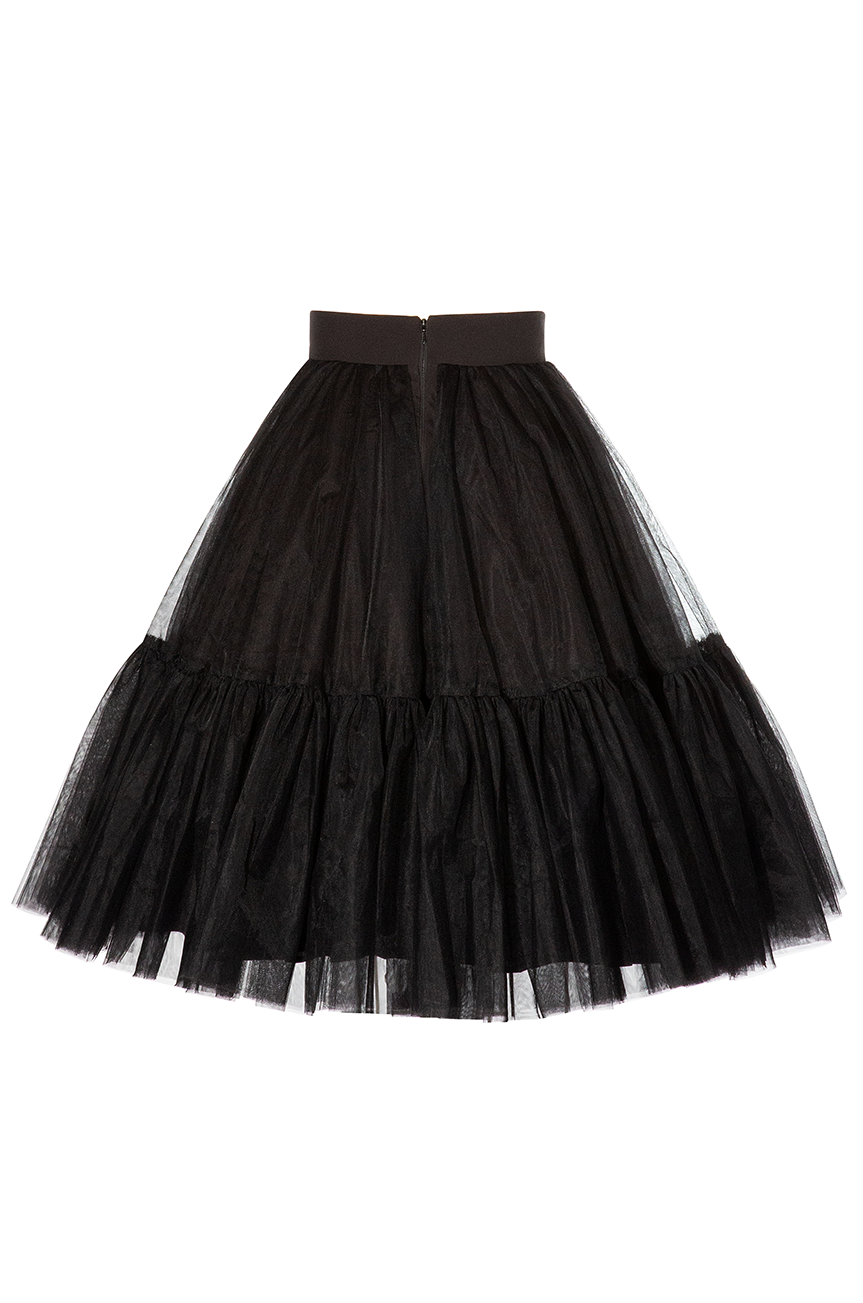 Anarchy Tulle Skirt (Black) - Kitten D'Amour